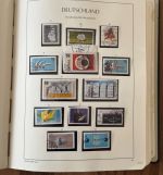 Bund BRD Jahrgänge 1982 - 1996 postfrisch + gestempelt in Klemmbinder