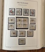 Bund BRD Jahrgänge 1982 - 1996 postfrisch + gestempelt in Klemmbinder