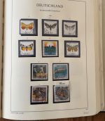 Bund BRD Jahrgänge 1982 - 1996 postfrisch + gestempelt in Klemmbinder