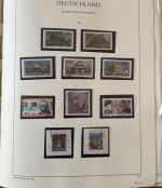 Bund BRD Jahrgänge 1982 - 1996 postfrisch + gestempelt in Klemmbinder