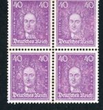 Dt. Reich Michel Nummer 395 postfrisch 4er Block