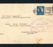 Zeppelin Beleg USA - Lakehurst 1928 nach Steppberg mit Inhalt