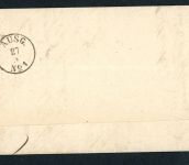 Preussen Post Behändigungsschein von Wissen 1865 , mit 17a als Paar