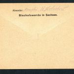 Kriegsgefangenensendung an Moskauer hilfscomite Kopenhagen - Bischofswerda 1917