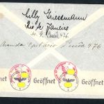 Brasilien Beleg Rio Maschinenstempel 1941 nach Frankfurt - Zensur