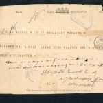 Myanmar (Birma) Burma Telegramm 1917 Raengoun mit Zensur Stempel