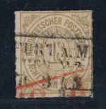 Norddeutscher Bund Michel Nummer 11 gestempelt