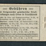 Deutsches Reich Markenheftchen 6a postfrisch vollständig