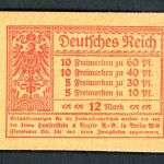 Deutsches Reich Markenheftchen 15A postfrisch vollständig