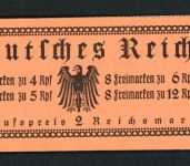 Deutsches Reich Markenheftchen 26.1 postfrisch vollständig
