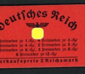 Deutsches Reich Markenheftchen 37.1 postfrisch vollständig