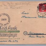 Dt. Reich US Zensur - Bekleidungsindustrie Chemnitz - März 1945 Zensur !