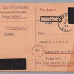 Alliierte Besetzung Schwärzung - Eisenharz nach Vaihingen 1946
