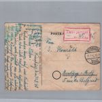 Alliierte Besetzung Taxe percue - Neuenburg nach Metz 1947