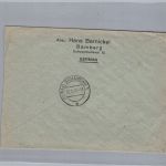 Alliierte Besetzung Einschreiben Bamberg nach Bad Schandau - Gebühr bezahlt 1946