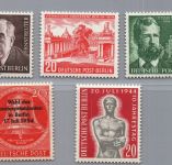 Berlin Michel Nummer 115 - 119 postfrisch