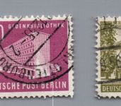 Berlin Michel Nummer 121 - 123 gestempelt