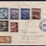 Österreich Einschreiben Wien mit Zensur MiFr nach Timișoara Rumänien 1947