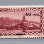 Saargebiet Michel Nummer 178 postfrisch