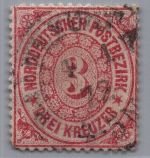 Norddeutscher Bund Michel-Nr. 21 gestempelt