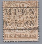 Norddeutscher Bund Michel-Nr. 18 gestempelt