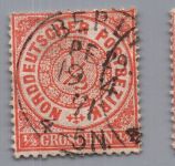 Norddeutscher Bund Michel-Nr. 15 LOT gestempelt