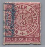 Norddeutscher Bund Michel-Nr. 1 gestempelt