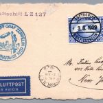 Dt. Reich Zeppelin Einzelfrankatur 1. Amerikafahrt 1929 - Luftpost New York USA
