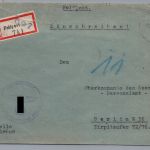 Dt. Reich Feldpost Einschreiben Nordafrika 1942 - Dienstbrief OKH FPNr 18608