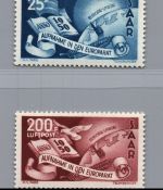 Saarland Michel Nummer 297 + 298 postfrisch