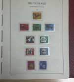 Bund BRD Jahrgänge 1960 - 1977 gestempelt Leuchtturm Vordruckalbum