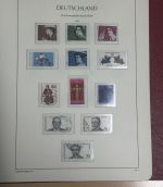 Bund BRD Jahrgänge 1960 - 1977 gestempelt Leuchtturm Vordruckalbum