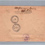 Württemberg Dienst Brief Amtsgericht - Göppingen nach Ebersbach 1906