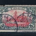 Deutsche Kolonien Togo Michel Nummer 19 gestempelt