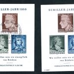 DDR Block Nummer 12 postfrisch + gestempelt