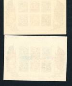 DDR Block Nummer 13 postfrisch + gestempelt