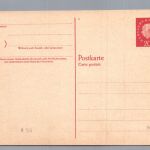 Bund Heuss Ganzsachen Postkarte P50 ungebraucht