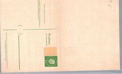 Bund Heuss Ganzsache Postkarte P45 I mit Antwortkarte ungebraucht