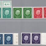 Berlin Michel Nummer 182 - 186 waagerechte Paare postfrisch