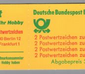 Berlin Markenheftchen 12 VI, Plattenfehler postfrisch