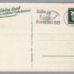 Ganzsache Dt. Reich - P276 Karneval Köln mit Maschinen Stempel Köln