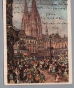Ganzsache Dt. Reich - P276 Karneval Köln Gleaufen Dresden