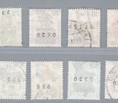 Bund Michel Nummer 694 ARa - 703 ARa gestempelt