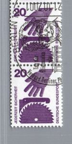 Bund Michel Nummer 996 ARb gestempelt