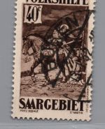 Saargebiet Michel Nummer 151gestempelt geprüft