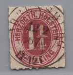 Schleswig Holstein Michel-Nr. 22 gestempelt