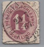 Schleswig Holstein Michel-Nr. 22 gestempelt