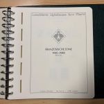 Leuchttrum Ringbinder + Vordruckblätter Französische Zone 1945 - 1948