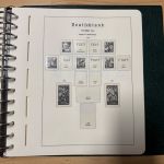 Leuchttrum Ringbinder + Vordruckblätter Französische Zone 1945 - 1948