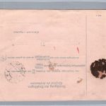 Österreich MiFr Paketkarte Wien nach Thalwil Zürich 1908